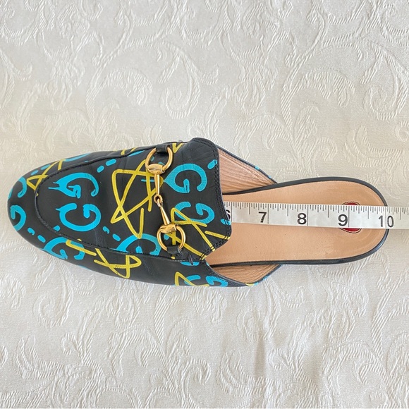 GUCCI Princetown horsebit Stars GG Slipper Mules Loafer - Picture 12 of 13